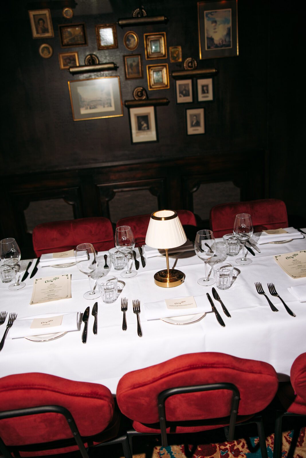 Business dinner in Amsterdam · Chez van Rijn
